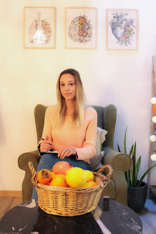 Interior of nutritionist's office